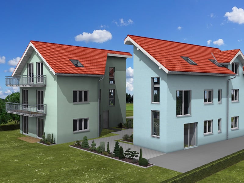 Architekturvisualisierung: Wohnprojekt Niestetal in Niestetal